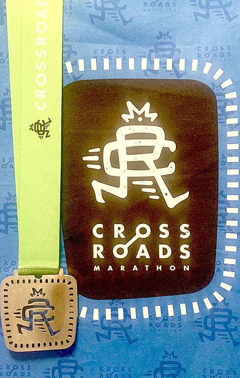 THE MEDAL that Cameron Lindsey won for finishing the race. Submitted Photo