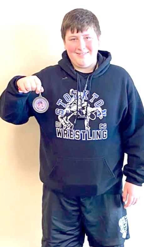 RYAN MONGEAU placed second at the District 4 Championship in Hays this past weekend, which qualified him for State in Topeka.