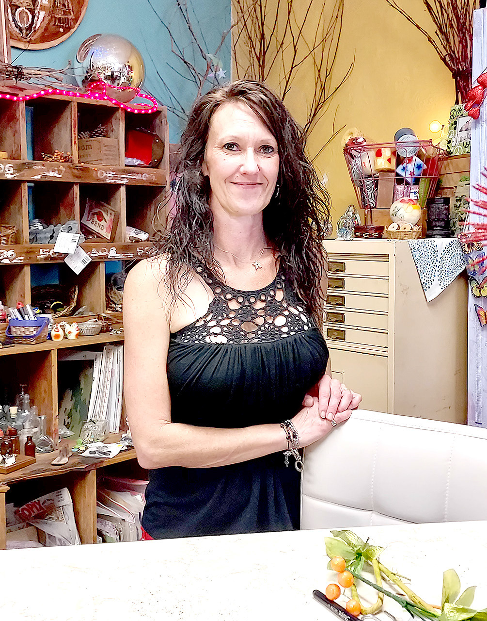 RAELYN HOLMES is the owner of the unique antique store Now-N-Then Treasure Chest in Stockton.