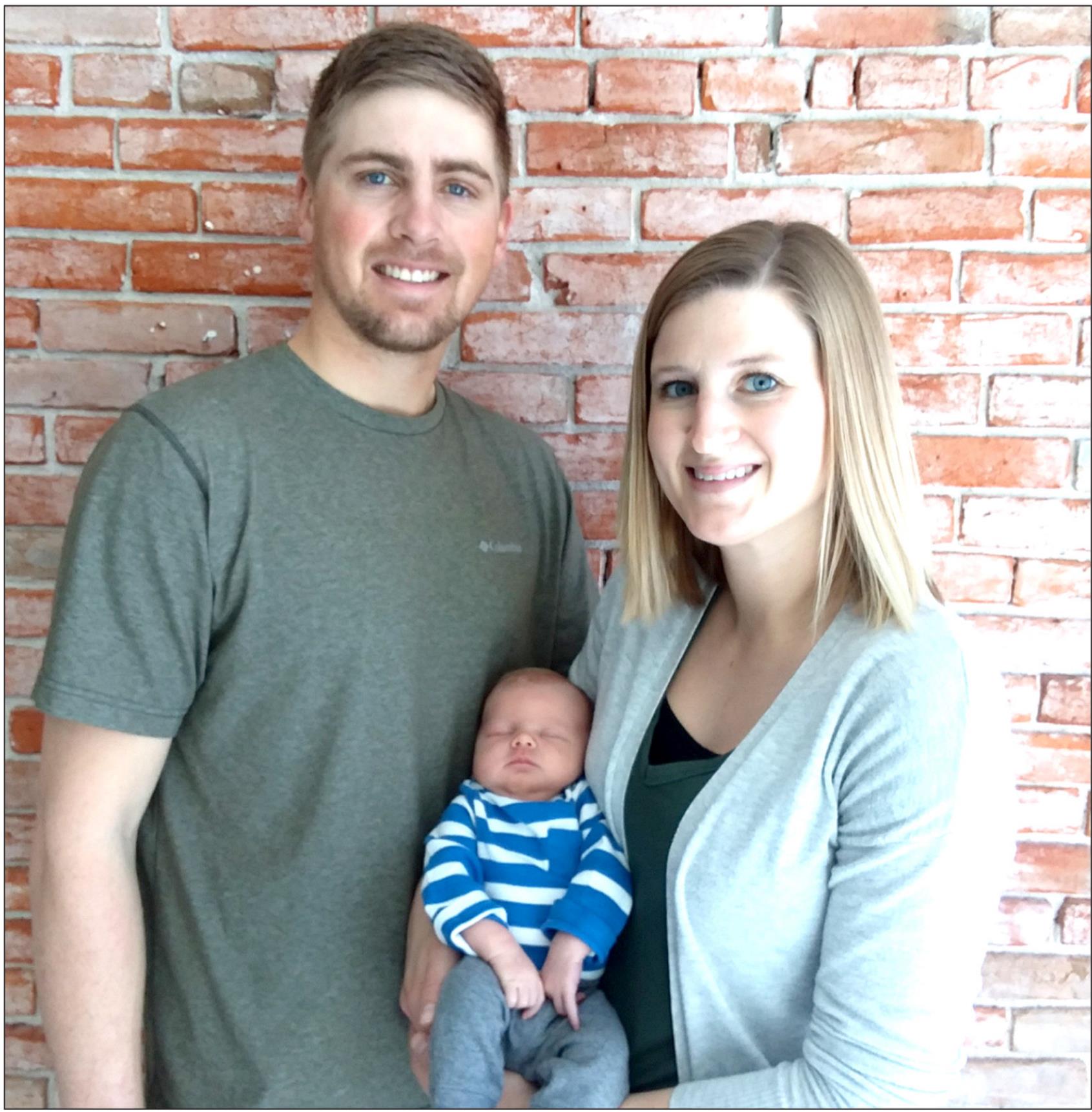 THIS YEAR’S 2020 Stockton Sentinel New Year’s Baby is Ezra Michael Kriley. Ezra made his appearance on Friday, February 21st. Ezra is the son of Dustin and Dayna Kriley of Stockton. Their hope is that he has the love of the outdoors.