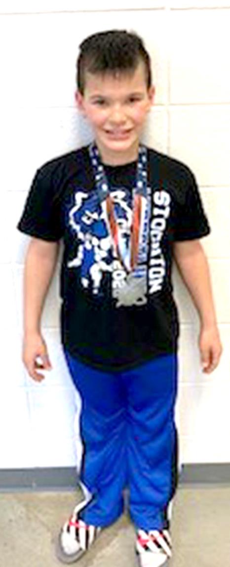 QUENTIN TREVINO went 3-1 and placed 2nd at the Plainville Open/Novice Wrestling Tournament held Saturday, February 8th, at Plainville.