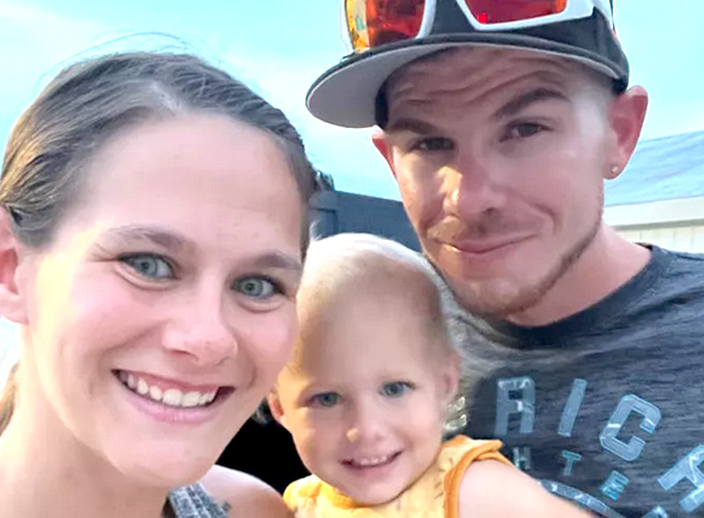 TWENTY-NINE-YEAR-OLD Robin Hamilton, 26-year-old Jerry Isakson, and 21-month-old Stormi Isakson died in an explosion in Kansas. Photo: Facebook