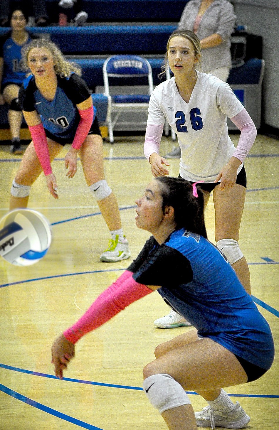 Bodye Stithem (with Ashlyn Hahn and Claire Plumer) vs. Decatur Community