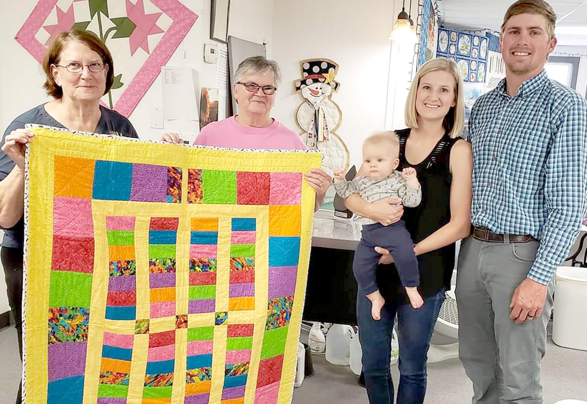 THE ROOKS COUNTY NEW YEAR’S BABY QUILT