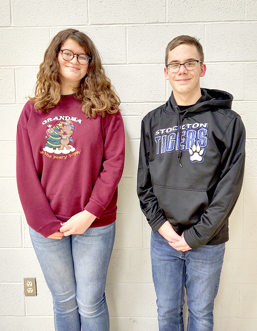 EMIL BENAVIDES AND ISAAC REED were recently recognized as four-year participants in their KMEA Honor Groups.
