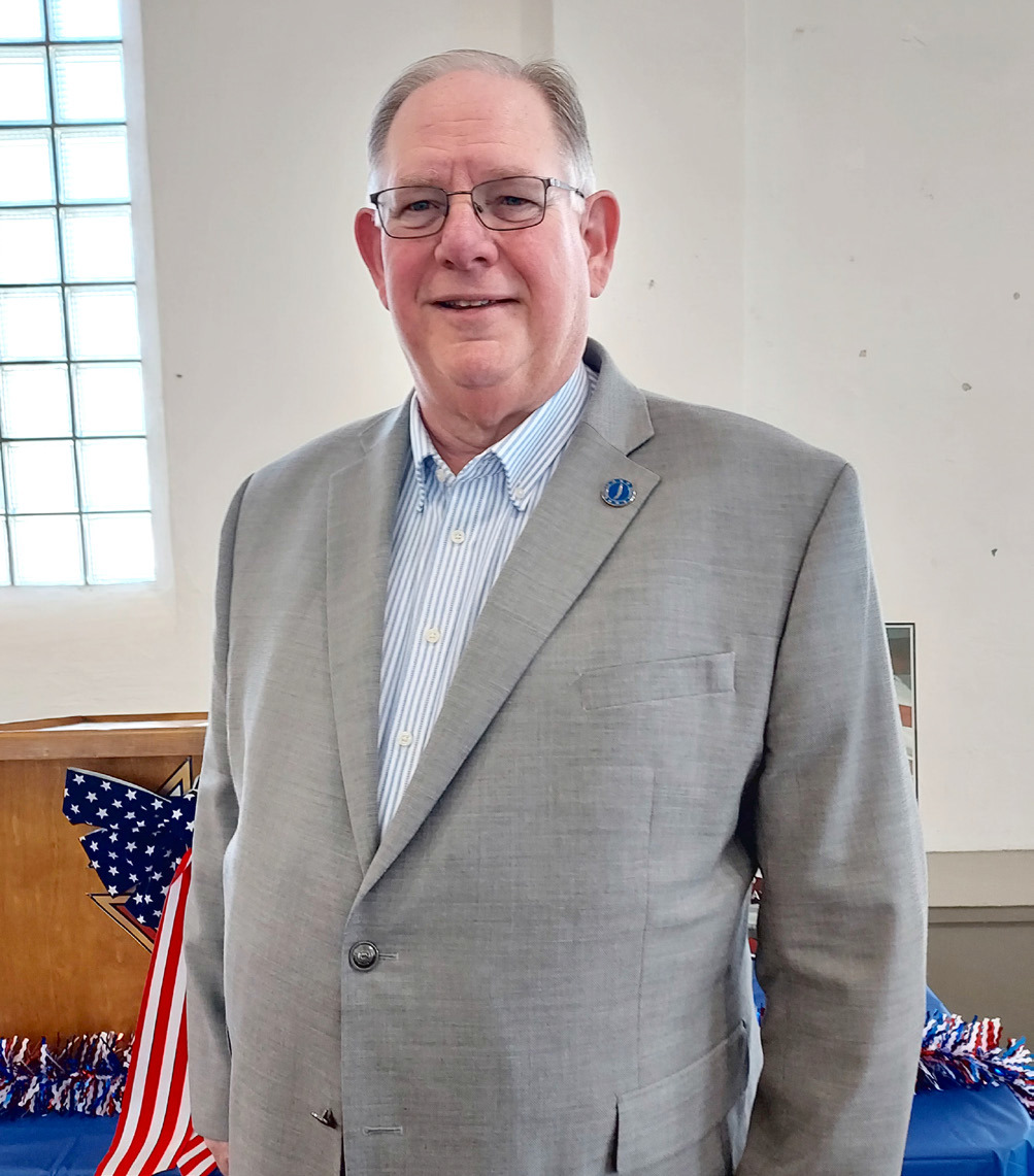 KANSAS SPEAKER OF THE HOUSE Dan Hawkins was at Plainville’s Township Hall Senior Center and gave a presentation about Medicaid Expansion to a packed house on Thursday, April 11th.