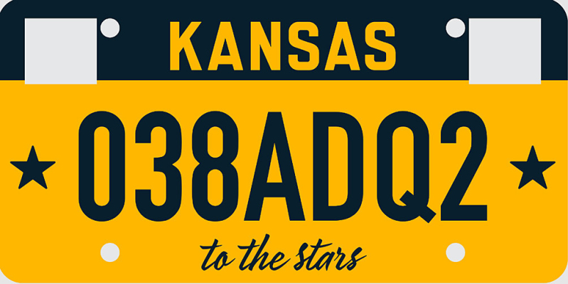 New design unveiled for Kansas license plates