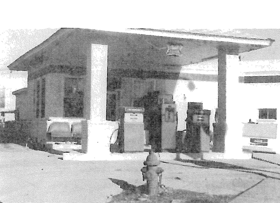 THIS PICTURE of the Phillips 66 Station was taken in the spring of 1973. Lee and Aloha Odle owned the station, known as the local fishing and hunting headquarters, and the Comfort Motel that was located on the 300 Block of Main Street at the corner of Main and Spruce.