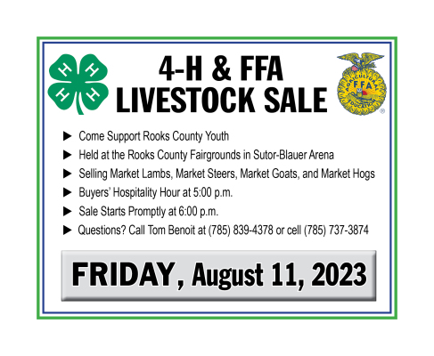 4-H and FFA Livestock Sale