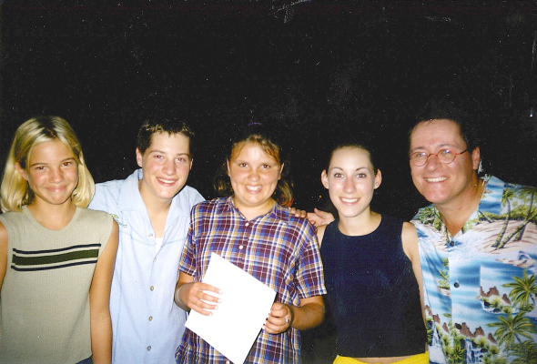 THE WILKINSONS, a Canadian country music trio, were the Rooks County Free Fair’s grandstand entertainment in August 1999. They reached the Top 5 on the U.S. Billboard Hot Country Singles &amp; Tracks in late 1998 with the single “26 Cents.” Getting a picture with the group at their Meet and Greet after the concert were Vanessa (Beilman) Schumacher, Tyler Wilkinson, Sadie (Laska) Look, Amanda Wilkinson, and Steve Wilkinson.