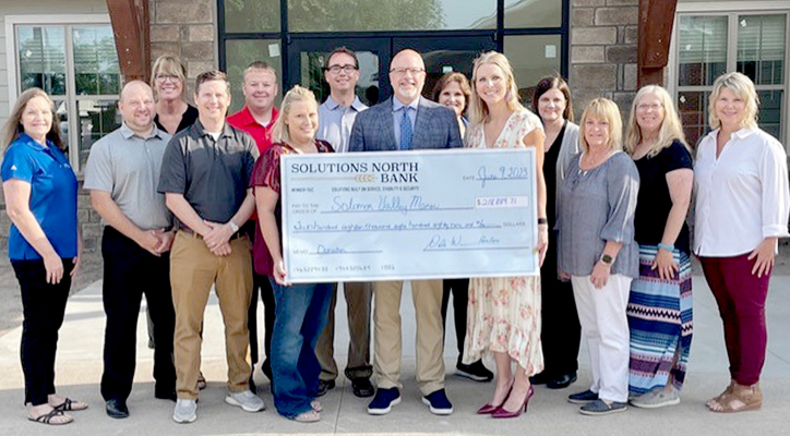 SNB presents generous donation to SVM