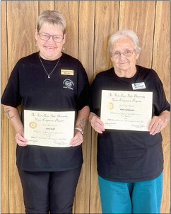 Gail Hill—Four Years &amp; Elna Kollman—12 Years as Senior Companions in Rooks County