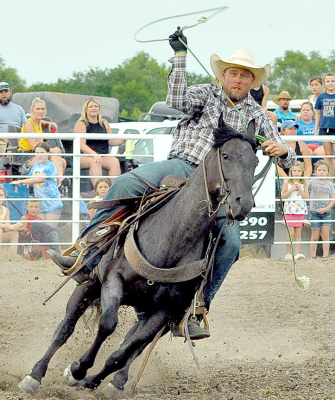 Ranch Rodeo action on Tuesday night of the RCFF
