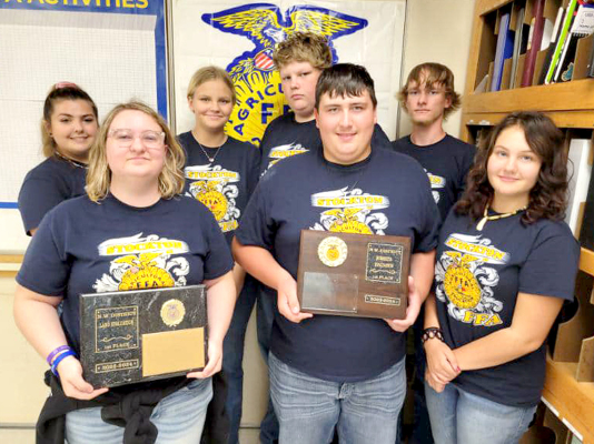 Stockton FFA places first in both contests