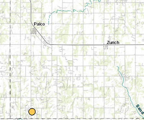 Minor quake recorded in Rooks County Tuesday, January 24th