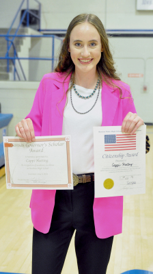 Cappi Hoeting — Kansas Governor’s Scholar and KSHSAA Citizenship Award Winner
