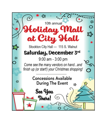 holiday mall at city hall