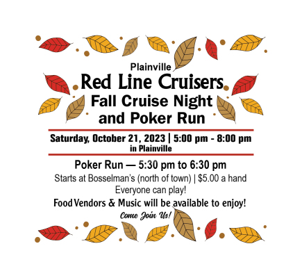 red line cruisers fall cruise night and poker run